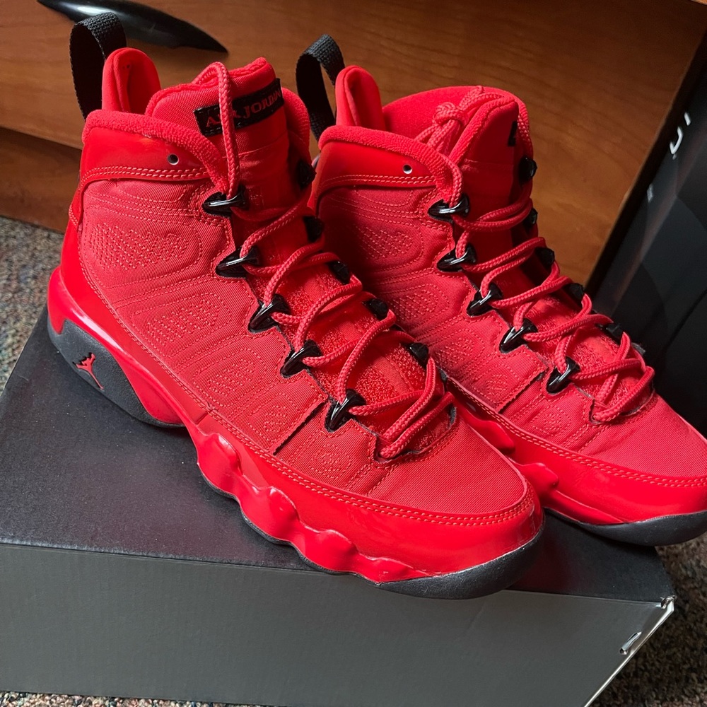 “Chile Red” Air Jordan 9’s